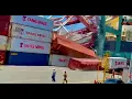 Download Lagu Containership Takes Out Cranes at Kaohsiung Port in Taiwan