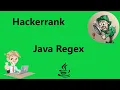 java regex hackerrank solution realNameHidden
