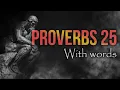 The book of Proverbs chapter 25 KJV Bible reading