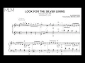 Brad Mehldau - Look For The Silver Lining - Transcription