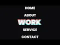 Menu Hover Text Glitch Animation Effect HTML CSS In 4 Minutes