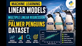 Machine Learning Linear Models Multiple Linear Regression using Palmer Penguins Dataset Python