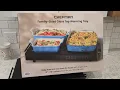 Review of Chefman Family-Sized Glass Top Food Warming Tray Costco Item 2782278