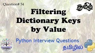 - Python Filtering Dictionary Keys by Value