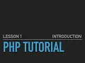 PHP Tutorial in Nepali - Lesson 1