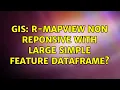 GIS r-Mapview non reponsive with large simple feature dataframe