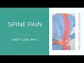 Spine Pain - Featuring Andy Cox Synergy Health Partners Orthopedic Urgent Care