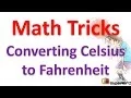 31 convert Celsius to Fahrenheit