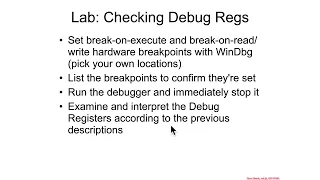 Debugging - Hardware Breakpoints
