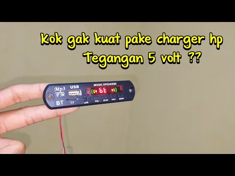 Download MP3 Beginilah cara mengatasi MP3 bluetooth tidak menyala jika dikasih tegangan 5 volt