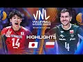 Japan 🇯🇵 vs. Poland 🇵🇱 - Quarter Final | Highlights | Men's VNL 2025