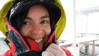 Winter snow storm hits the boat Ep.43