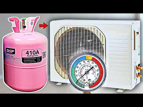 Download MP3 How To Charge Refrigerant/Gas in Air Conditioner - R410A Freon