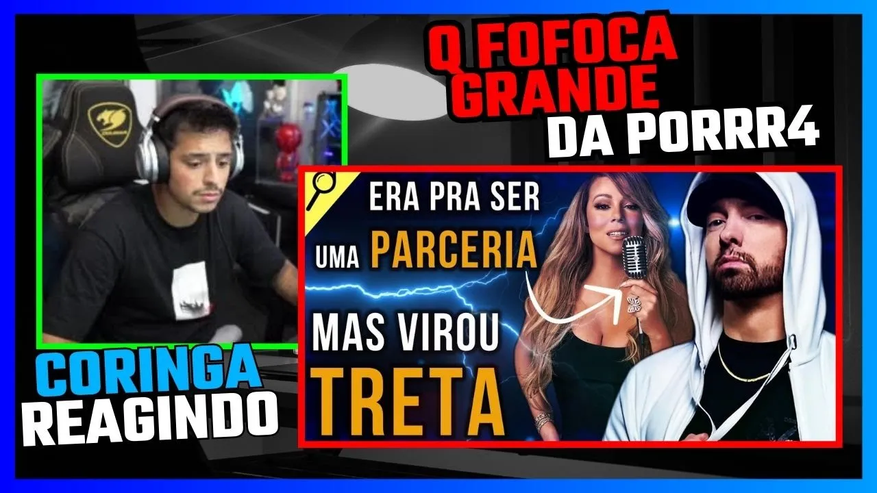 CORINGA reagindo A TRETA  Eminem e Mariah Carey | Decifra Hits