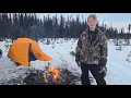 12 Yrs Old Alone in Alaska s Backcountry - Solo Winter Camping