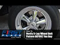 How To Verify your Bolt Pattern BEFORE Buying Wheels or Disc Brake Conversions