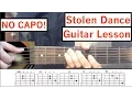 Milky Chance - Stolen Dance Guitar Tutorial Easy Lesson