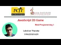 JavaScript 2D Game Submission Night Run with Ninja Lakshan Tharaka