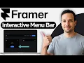 How to Create Interactive Navigation Menu Bar in Framer 2026 Step by Step Guide