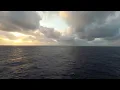 Sunset on Pacific Ocean October 2023 4k relaxing background or screensaver