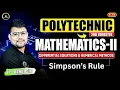 MATHEMATICS-2 Unit 3 Simpson s Rule 2ND SEM ALL BRANCHES