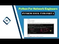 Python for Network Engineer Python Data Type Part 2 4