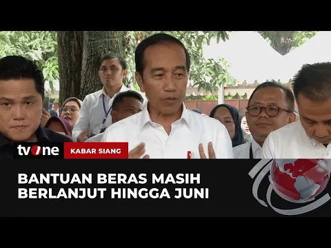 Presiden Pastikan Bantuan Beras Berlanjut Hingga Juni