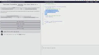 Functional Programming Implement the filter Method on a Prototype