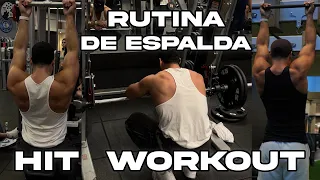 Rutina de espalda HIT metodo de alta intensidad.