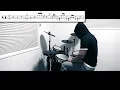 【ドラム譜面】Firestarter / MAN WITH A MISSION（朱色の仮面 THE VERMILION MASK OP）ドラム 叩いてみた【DRUM COVER】