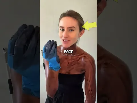 She tried out her TANNING LOTION and this was the result! #interestingfacts
