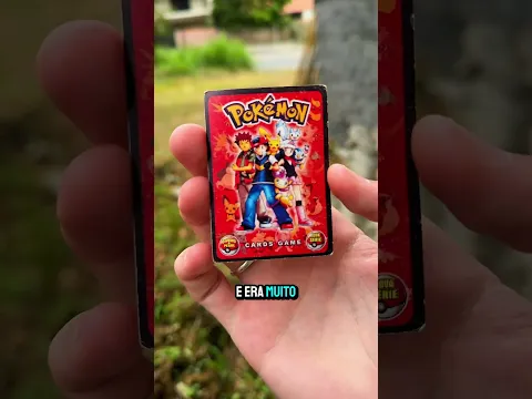 Como Emcontrei uma Carta de Pokemom ESCONDIDA na Caixa... #shorts