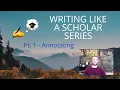 Write Like A Scholar Series Annotating AP Environmental Science FRQs