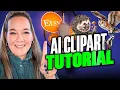 How to Create Bulk AI Clipart to Sell Online Full Tutorial