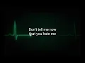 Disturbed and Ann Wilson - Don't Tell Me /Lyrics/