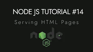 Node js Crash Course Tutorial - How to Serve HTML Page