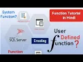 User Defined Function UDF Tutorial Function Basics Advantage of functions Types of functions