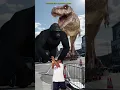 Download Lagu Funny King Kong Gorilla monkey in Real life Dinosaur T-rex Chase movies #jurassicworld #shorts