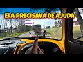 Download Lagu I HELPED THE TRUCK DRIVER ON THE ROAD