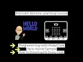Micro bit First Program - Hello World in MakeCode