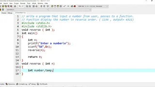 function 12 reverse a number