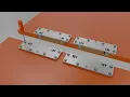 Salice Exedra2 Star Preparing and fitting the doors Bortoluzzi Folding Pocket Door