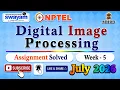 Digital Image Processing Week 5 Assignment Solutions