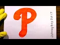 how to draw Philadelphia Phillies Logo MLB Team World series Baseball Hats Jerseys Google Image