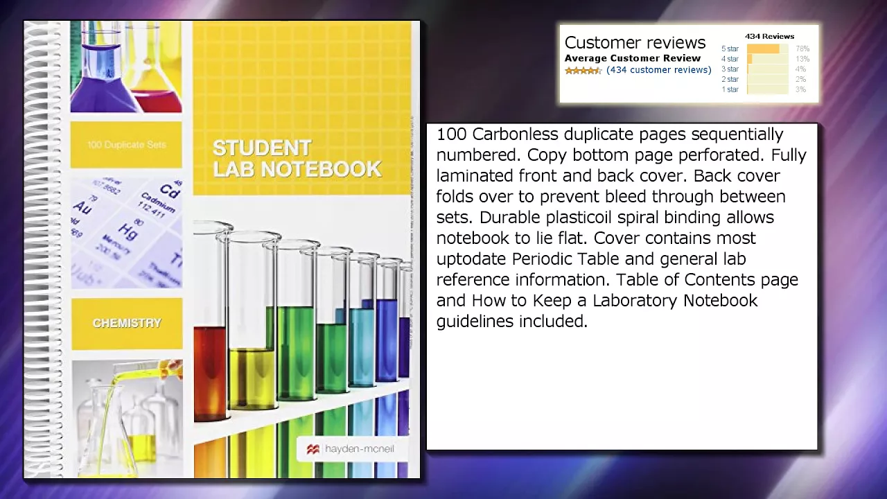 This video introduces our most updated carbonless lab notebook. We have recently added a durable PP . 