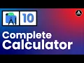 Complete Calculator App Tutorial - Part 10