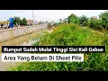 Download Lagu rumput sisi kali gabus tambun bekasi sudah mulai tinggi, area yang belum di pasang sheet pile beton