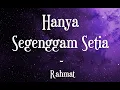 Hanya Segenggam Setia - Rahmat || Cover By GAYO91 (Akustik)