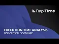 Execution time analysis with RapiTime