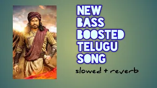 new bass boosted telugu song slowed reverb chiranjeevi sye raa narasimhareddy movie o sye raa song
